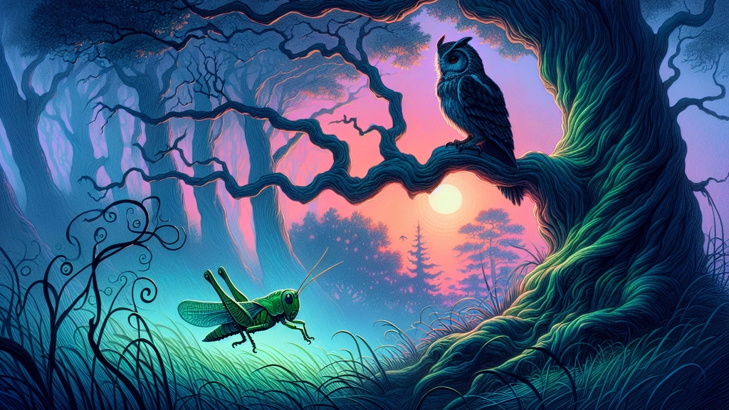 The Owl & the Grasshopper